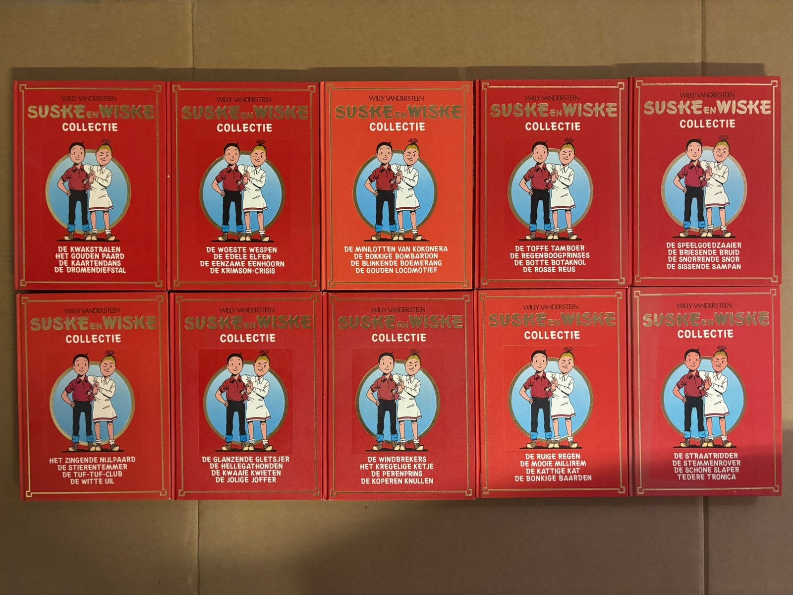 38 stuks Suske en Wiske collectie gebonden stripboeken, Boeken, Meerdere stripboeken, Ophalen, Zo goed als nieuw