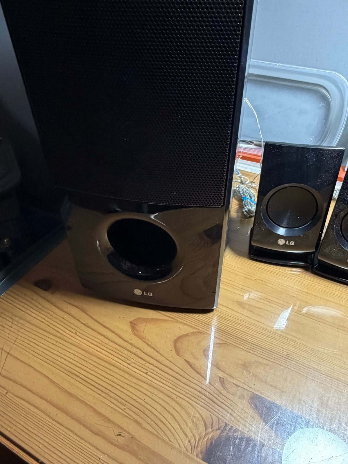 LG Surround Set met DVD-speler en 5.1 Luidsprekersysteem, Gebruikt, 70 watt of meer, 5.1-systeem, Dvd-speler