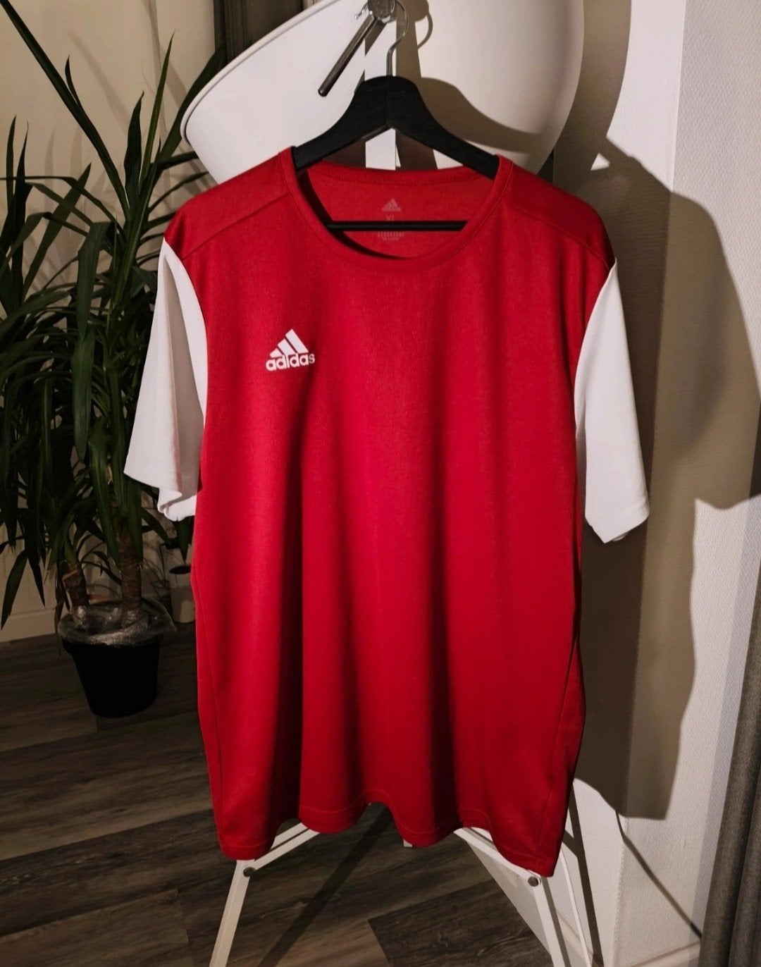 Adidas Aeroready T-shirt Rood/Wit Maat XL, Kleding | Heren, T-shirts, Ophalen of Verzenden, Maat 56/58 (XL), Meerkleurig, Adidas