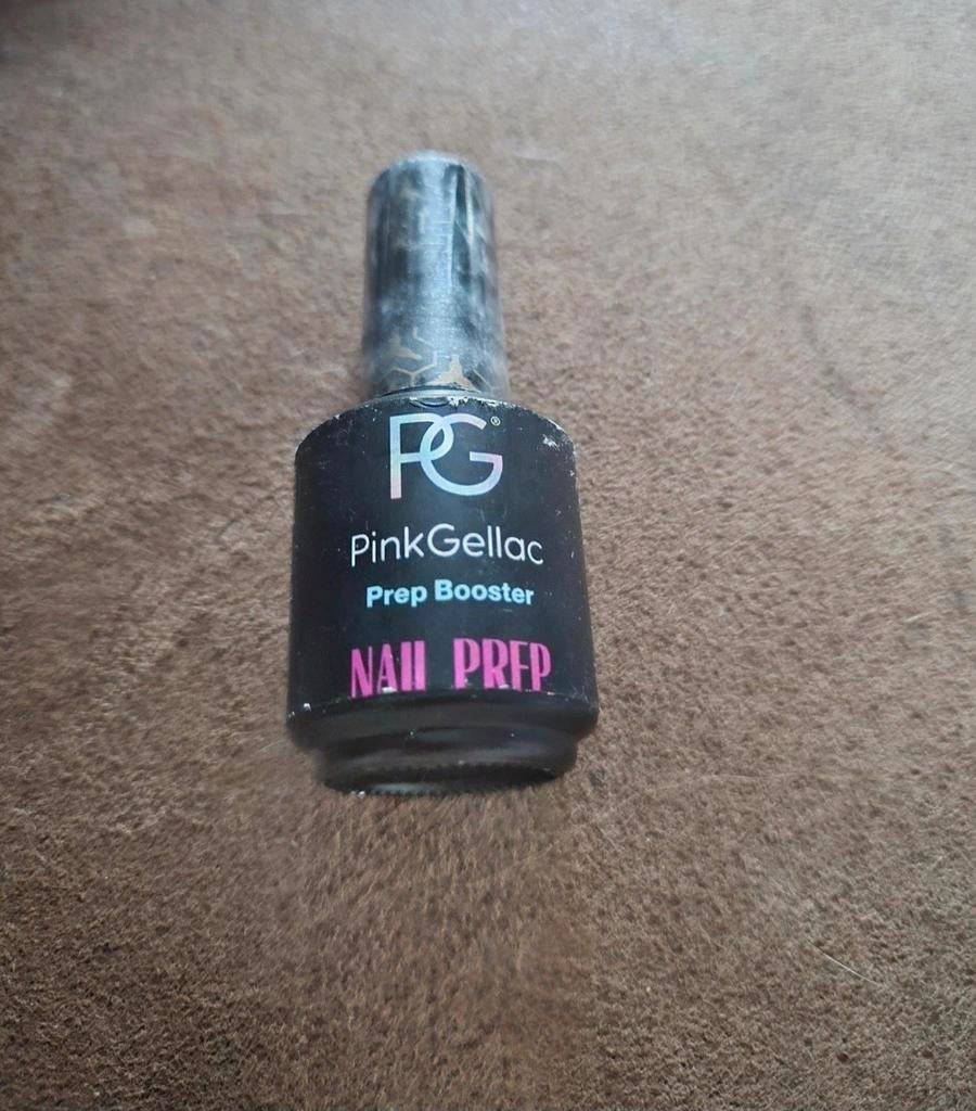 Als Nieuwe Pink Gellac Prep Booster, maar 2x gebruikt, Ophalen of Verzenden, Zo goed als nieuw, Handen en Nagels, Make-up