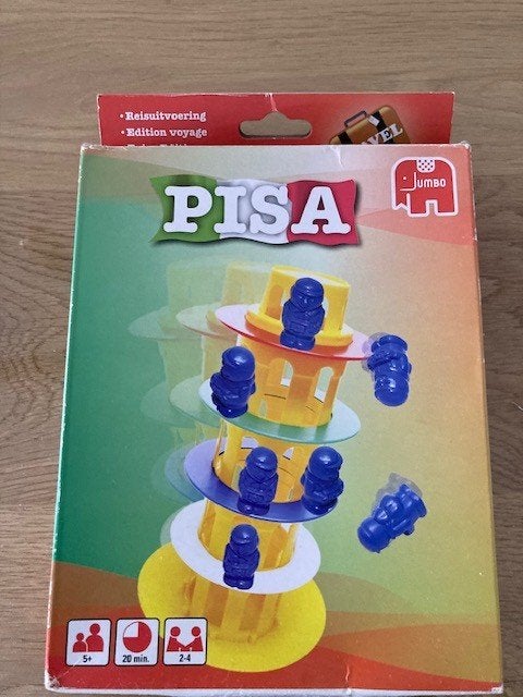 Jumbo toren van Pisa reisuitvoering, Ophalen of Verzenden, Gebruikt, Reisspel