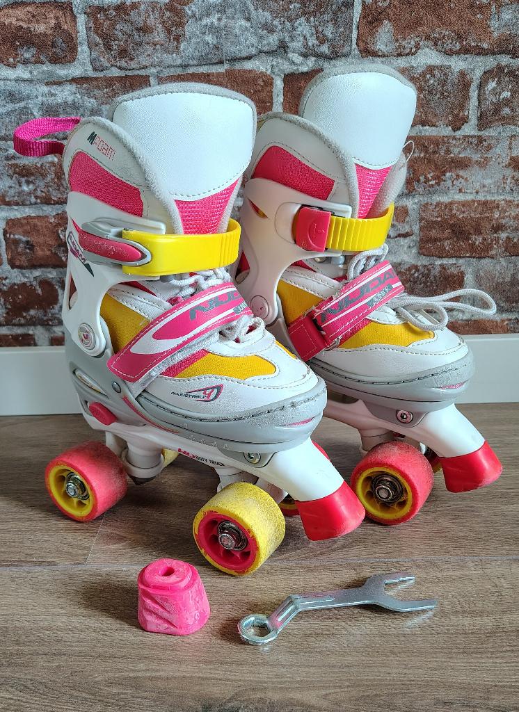 Nijdam rolschaatsen verstelbaar 30 - 33, Kinderen, Ophalen of Verzenden, Verstelbaar, Gebruikt