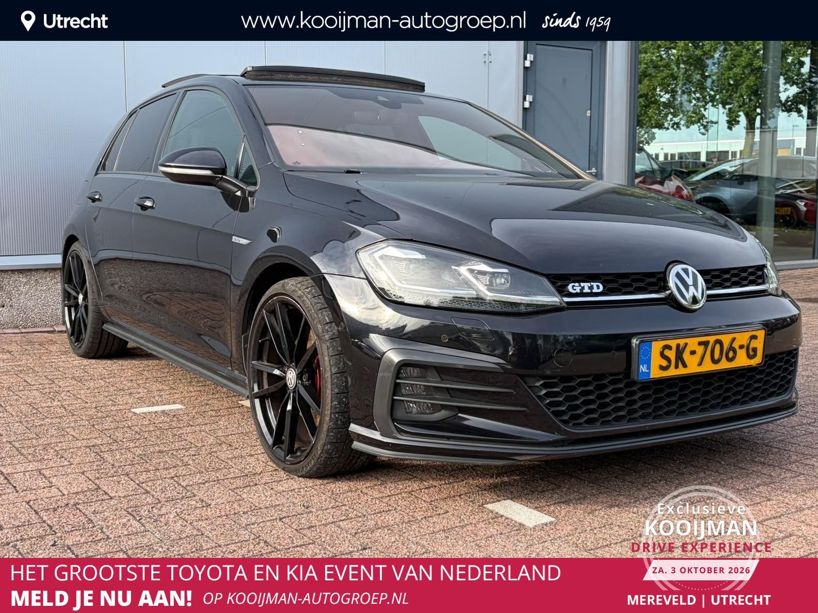 Volkswagen Golf Variant 2.0 TDI GTD Let op Technische omschr, Auto's, Stof, Gebruikt, Zwart, Diesel