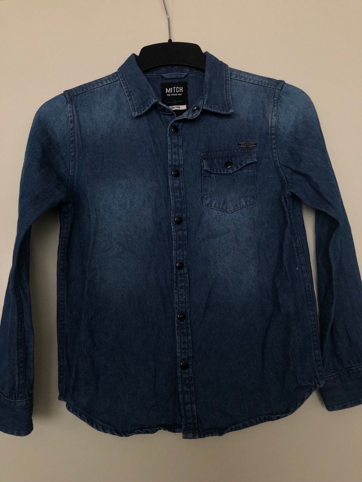 Nieuw Mitch spijkeroverhemd maat 134/140, Ophalen of Verzenden, Nieuw, Jongen, Overhemd of Blouse