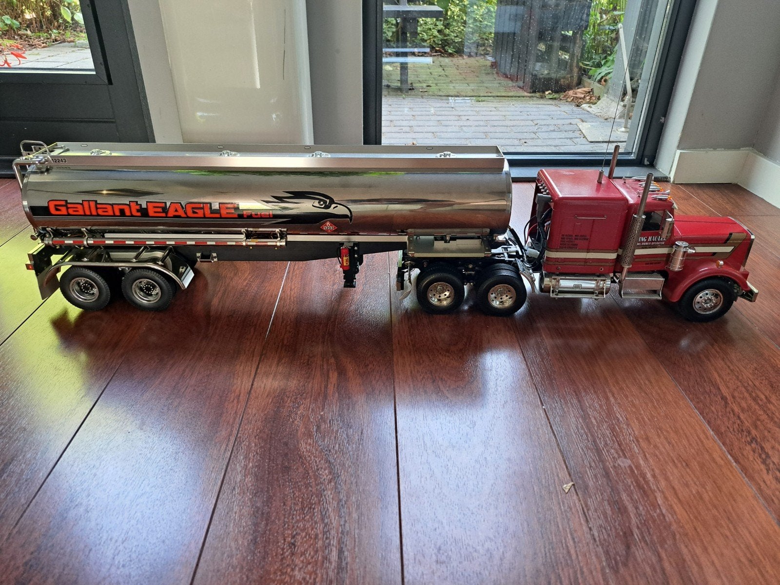 Tamiya King Hauler & tankwagen, Elektro, Gebruikt, Schaal 1:14, Ophalen of Verzenden