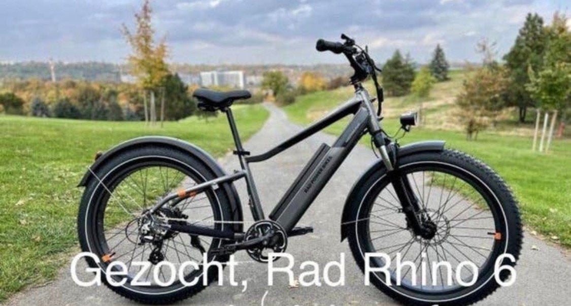 GEZOCHT: Rad Powerbikes Rad Rhino 6 (defect of voor onderdel, Fietsen en Brommers, Elektrische fietsen, Ophalen, Gebruikt, 50 km per accu of meer