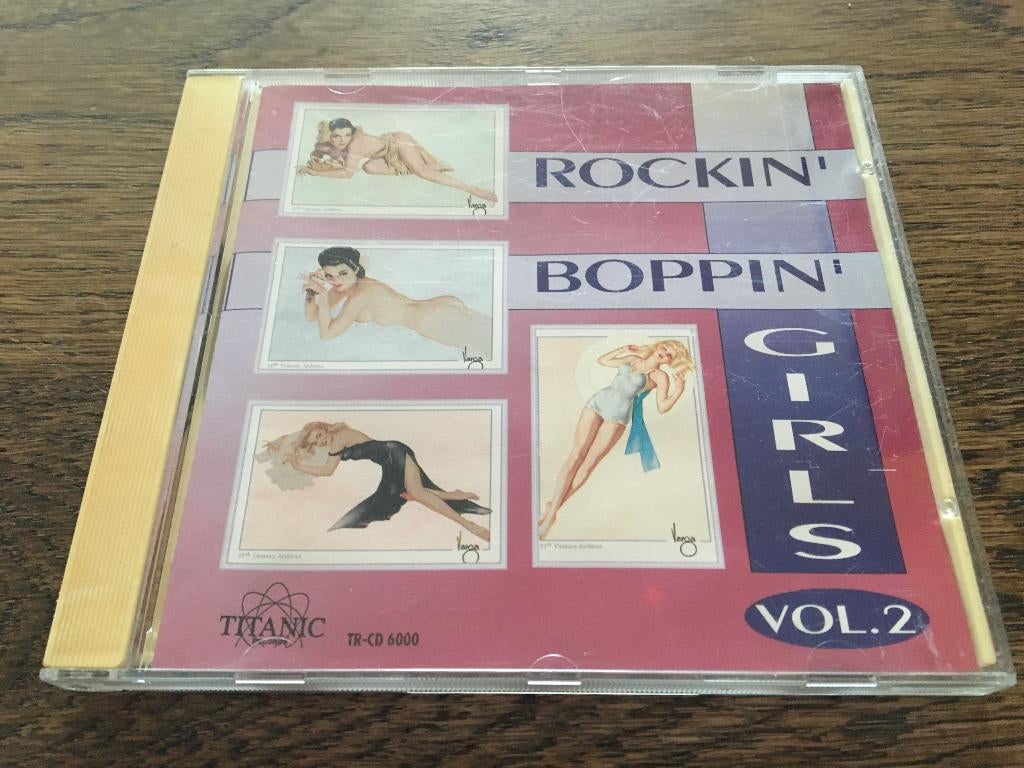 Rockin' Boppin' Girls Vol. 2 CD ROCK N ROLL ROCKABILLY POP, Verzenden, 1960 - 1969, Gebruikt