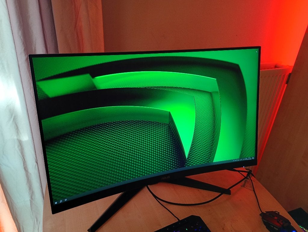ASUS TUF GAMING MONITOR, Gebruikt, 31,5 inch, Minder dan 1 ms, Ingebouwde speakers