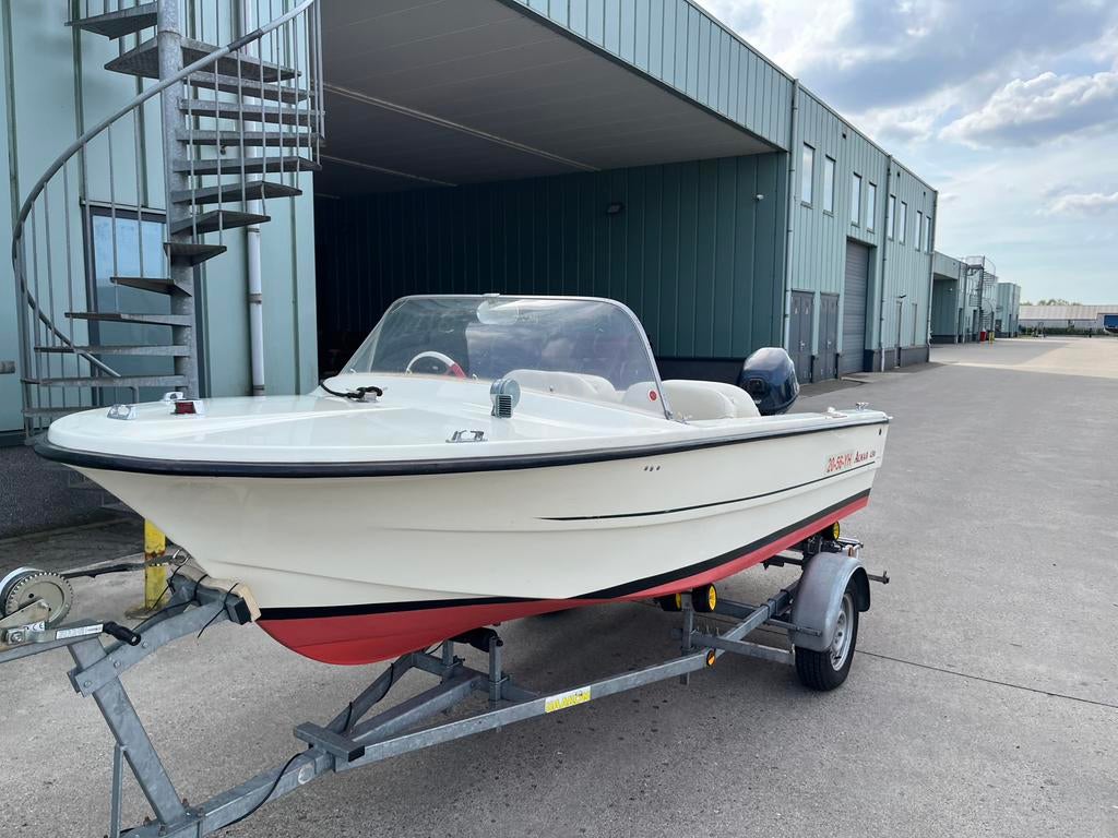 Retro Speedboot - Almar 430 - 15PK Selva (vaarbewijsvrij!), Watersport en Boten, Ophalen, 6 meter of meer, Zo goed als nieuw, 200 pk of meer