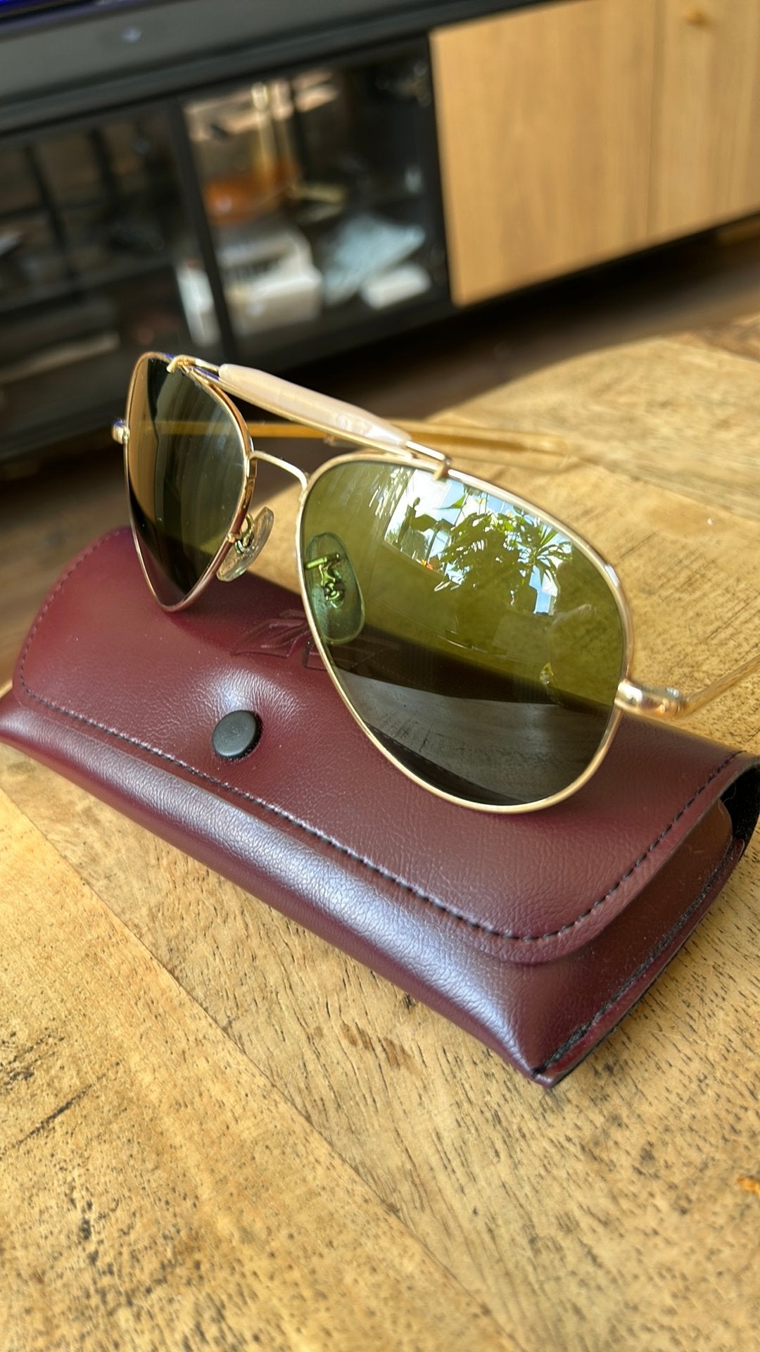 RANDOLPH AVIATOR  zgan nooit gebruikt, Sieraden, Tassen en Uiterlijk, Ophalen of Verzenden, Zo goed als nieuw, Ray-Ban