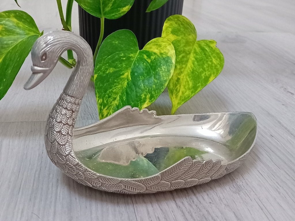 zwaan verzilverde schaal, Verzenden