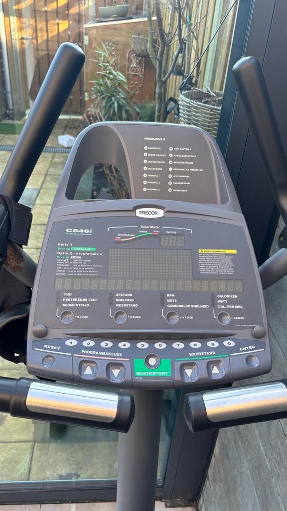 Precor C846i Hometrainer, Gebruikt, Ophalen of Verzenden, Metaal, Benen