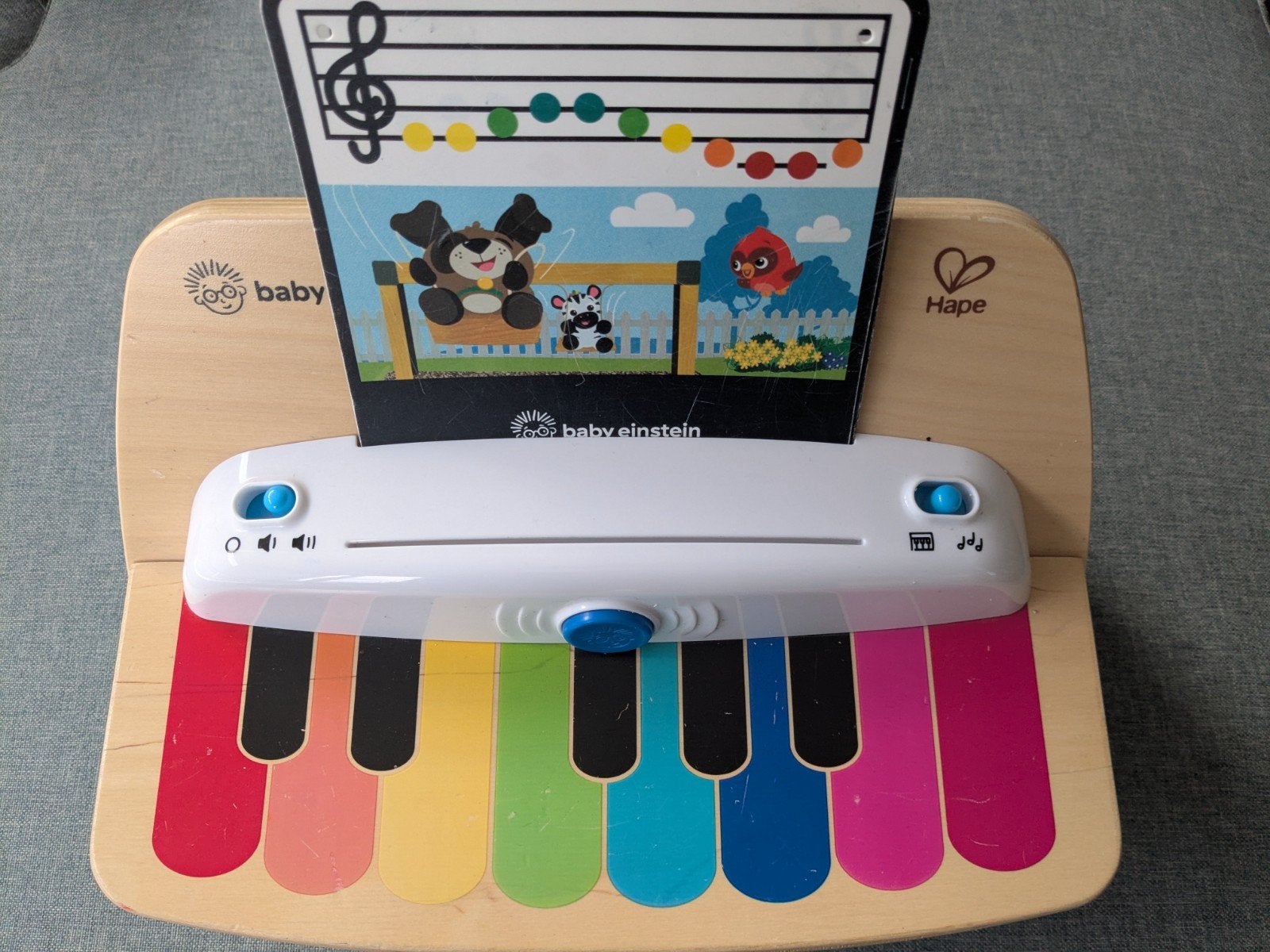 baby Einstein hape piano, Ophalen, Gebruikt