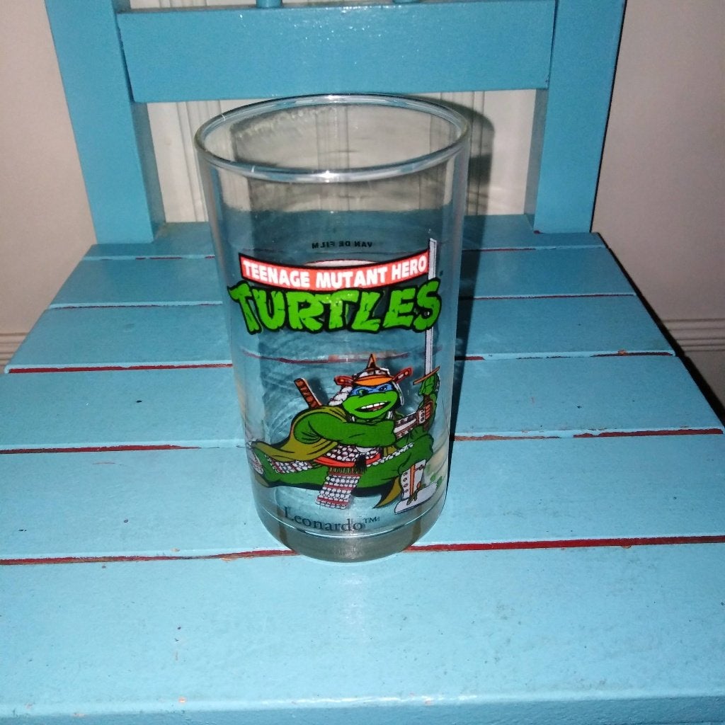 Glas Teenage Mutant Hero Turtles III, Ophalen, Gebruikt, Frisdrankglas