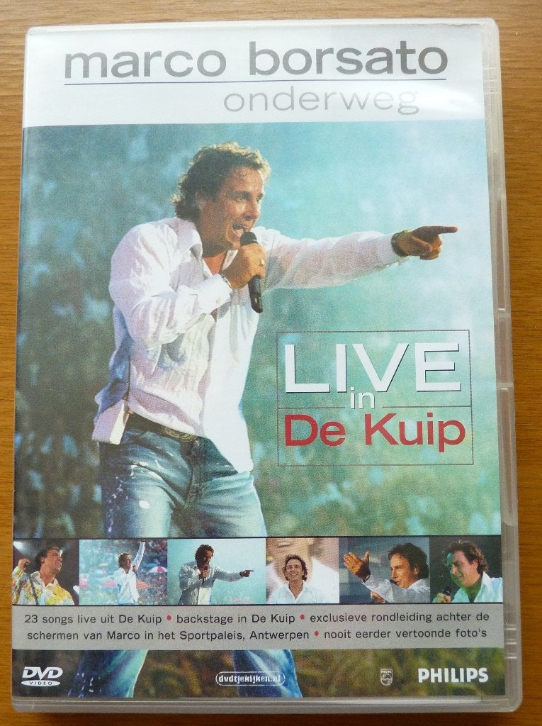 Marco Borsato - Onderweg. Live in de Kuip incl. extra`s. DVD, Cd's en Dvd's, Alle leeftijden, Ophalen of Verzenden, Zo goed als nieuw