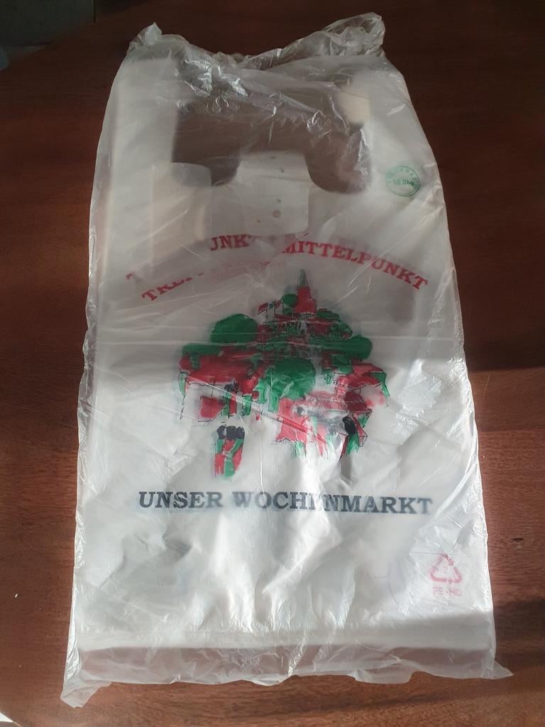 50 Plastic Tasjes met Opdruk -, Ophalen of Verzenden, Nieuw