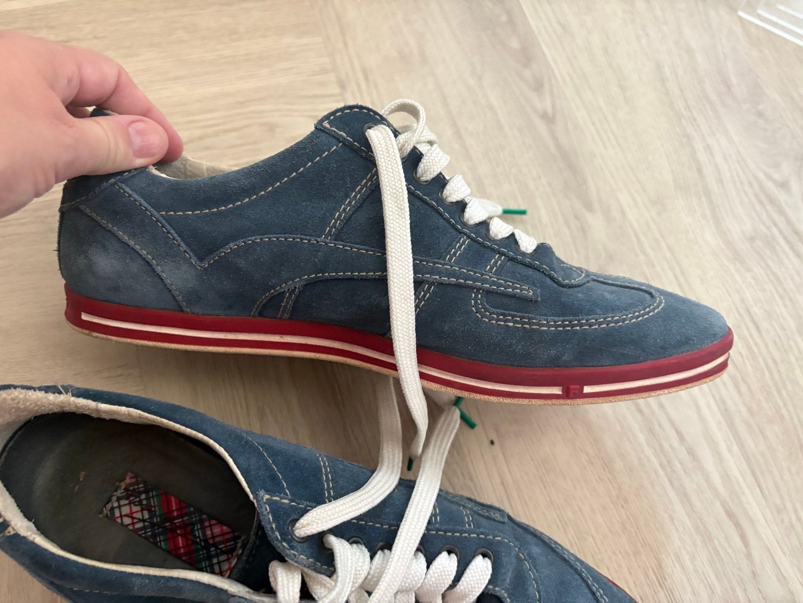 Floris van Bommel heren sneakers maat 43, Blauw, Ophalen of Verzenden, Sneakers of Gympen, Gedragen