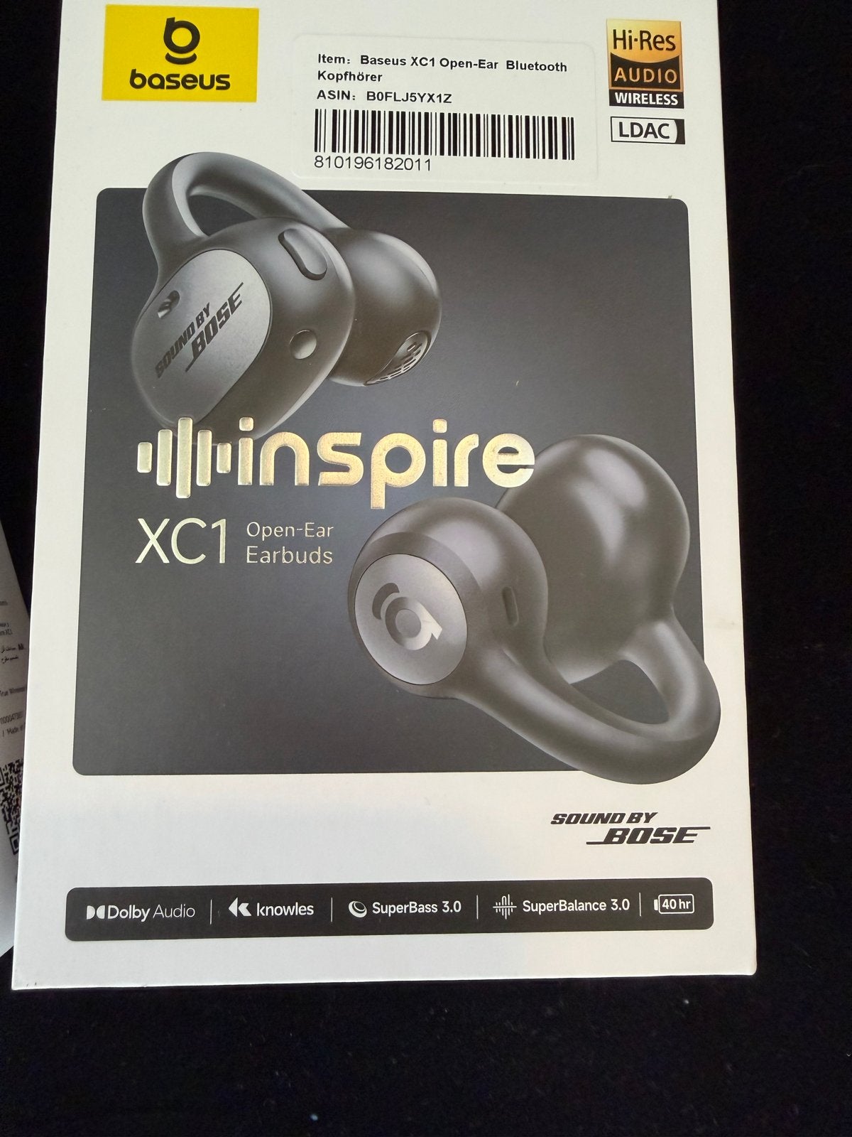 Baseus Inspire XC1 Open-Ear Bluetooth Koptelefoon - Nieuw