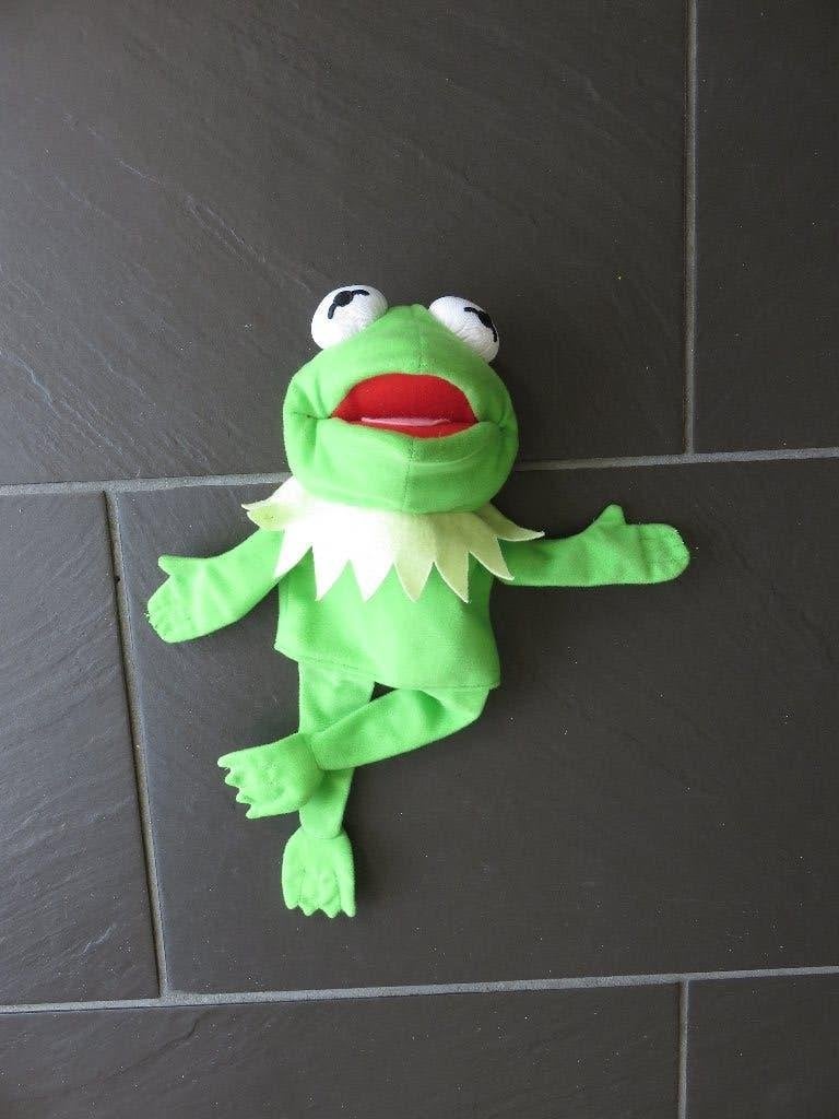 Handpop Kermit de kikker, serie de Muppets., Ophalen of Verzenden, Zo goed als nieuw, Ontdekken