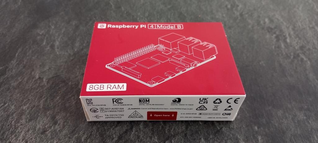 Raspberry Pi 4 Model B 8GB RAM - Nieuw in doos, Computers en Software, Overige Computers en Software, Ophalen, Nieuw