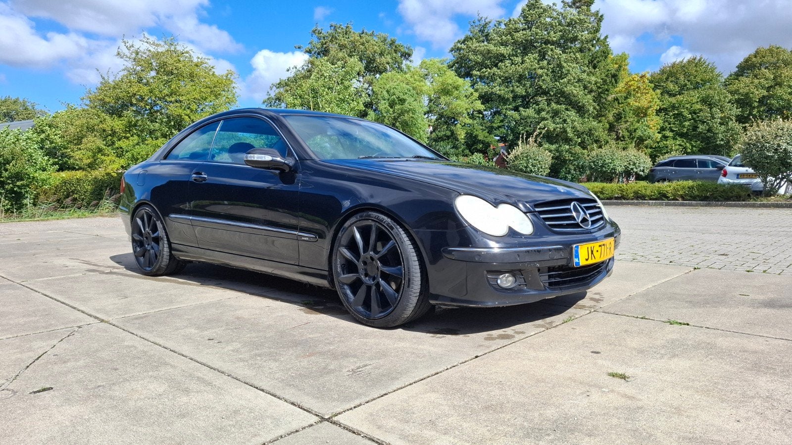 Mercedes-Benz CLK 1.8 Clk200 Kompr Coupe 2005 Zwart, Achterwielaandrijving, 1440 kg, 4 cilinders, 4 stoelen