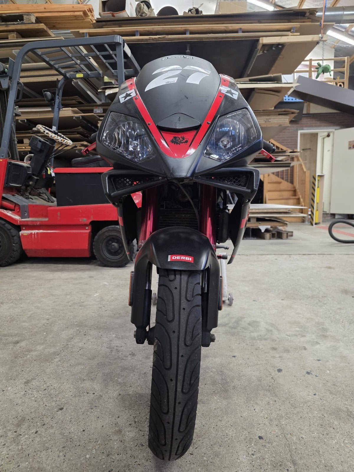 Derbi GPR 50 2008 schakelbrommer, Ophalen, 6 versnellingen, Gebruikt, 50 cc
