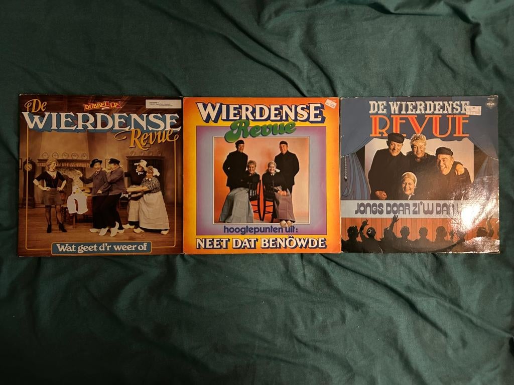 3 LP's De Wierdense Revue (ook per stuk te koop), Ophalen of Verzenden, Gebruikt, 12 inch, Levenslied of Smartlap