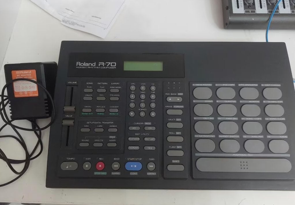 Roland R-70 Vintage drum machine, Ophalen of Verzenden, Gebruikt, Overige merken