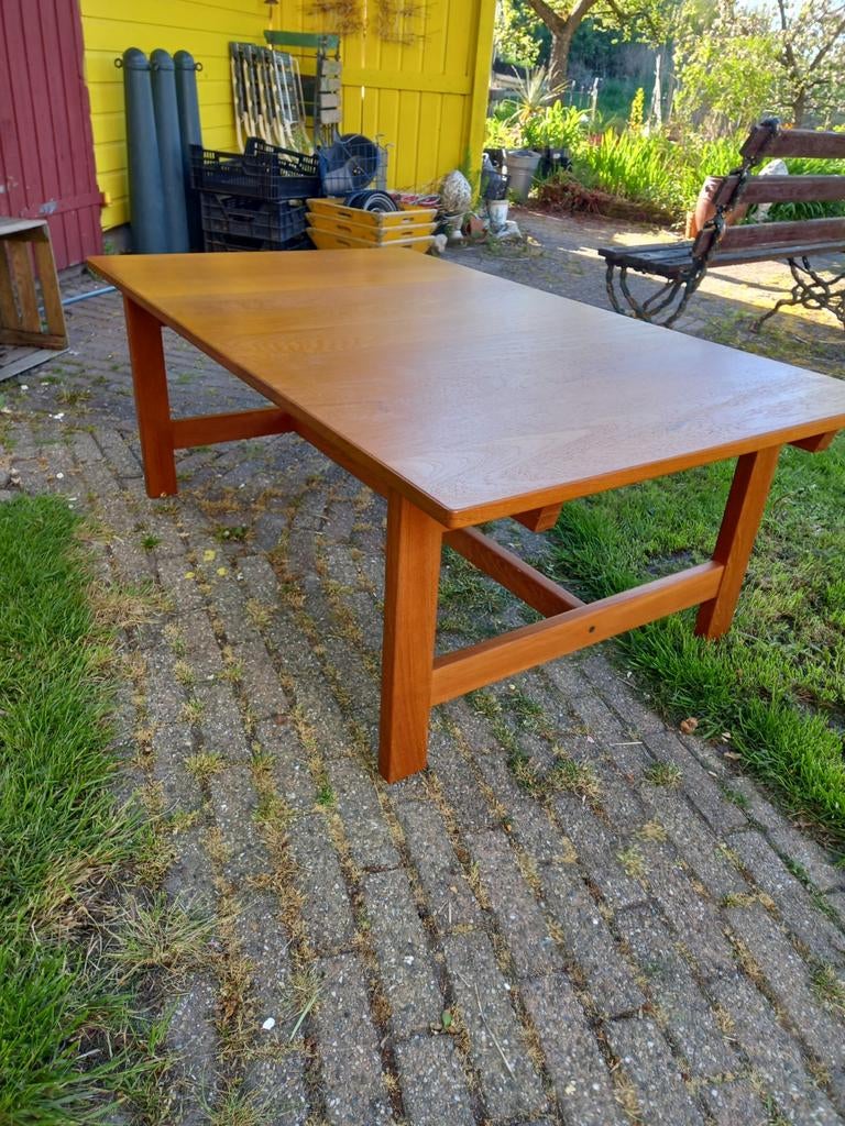 Kurt ostervig Deense retro tafel,  salontafel, Huis en Inrichting, Ophalen, Vo, Gebruikt, 100 tot 150 cm