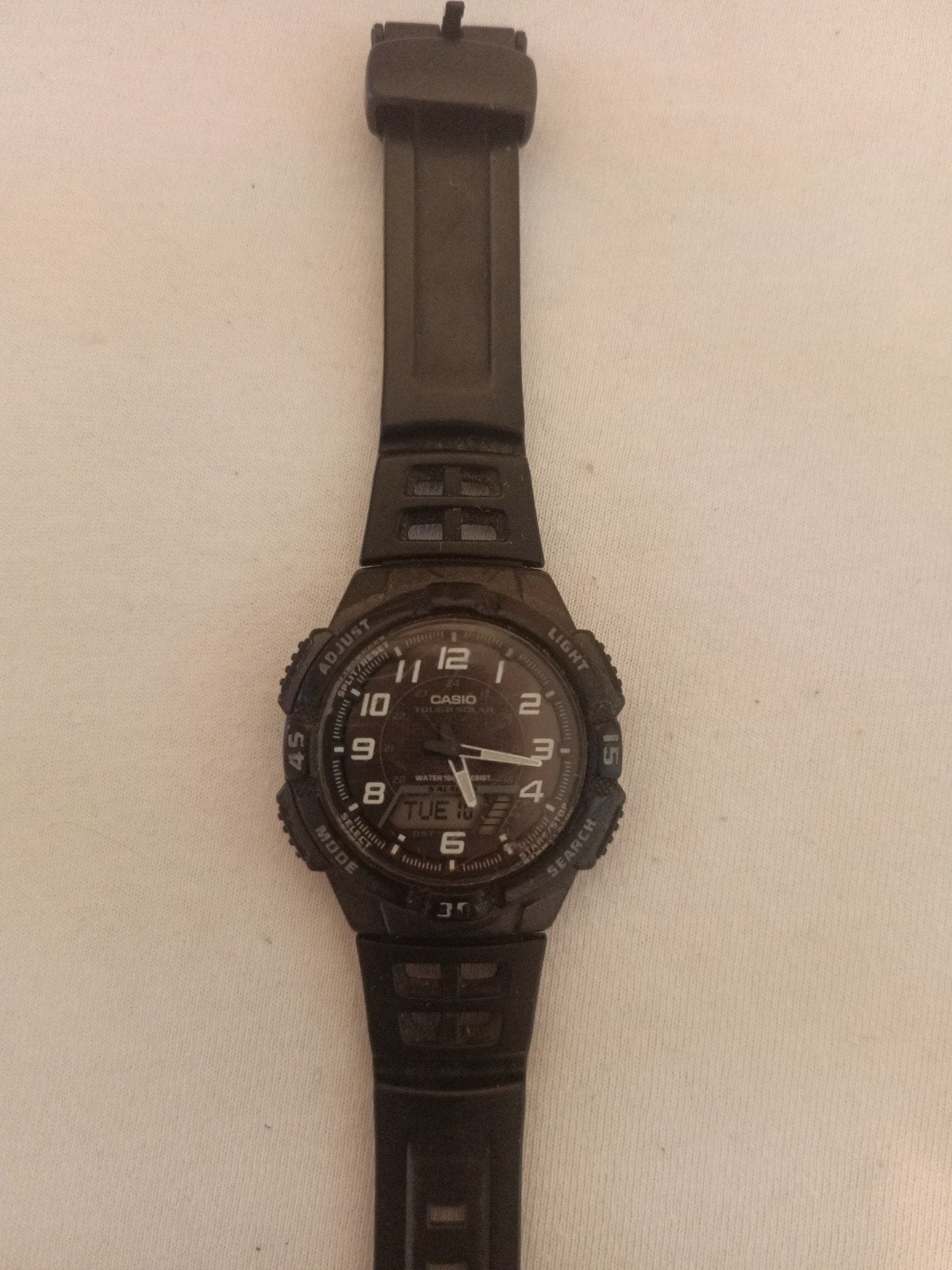 Casio  AQ S800W, Ophalen of Verzenden, Gebruikt, Zwart, Overige merken