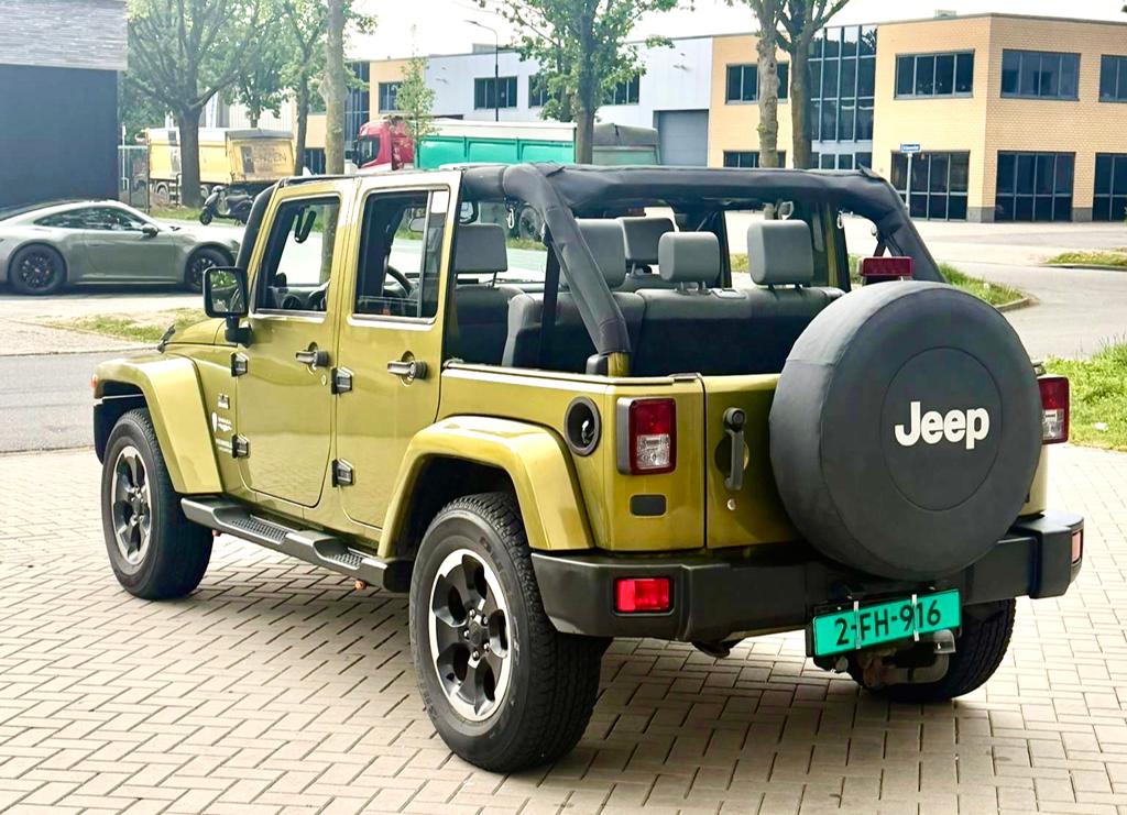 ‼️GERESERVEERD‼️ JEEP WRANGLER JK 3.8 SAHARA YOUNGTIMER‼️, Automaat, Euro 5, Stof, Stoelverwarming