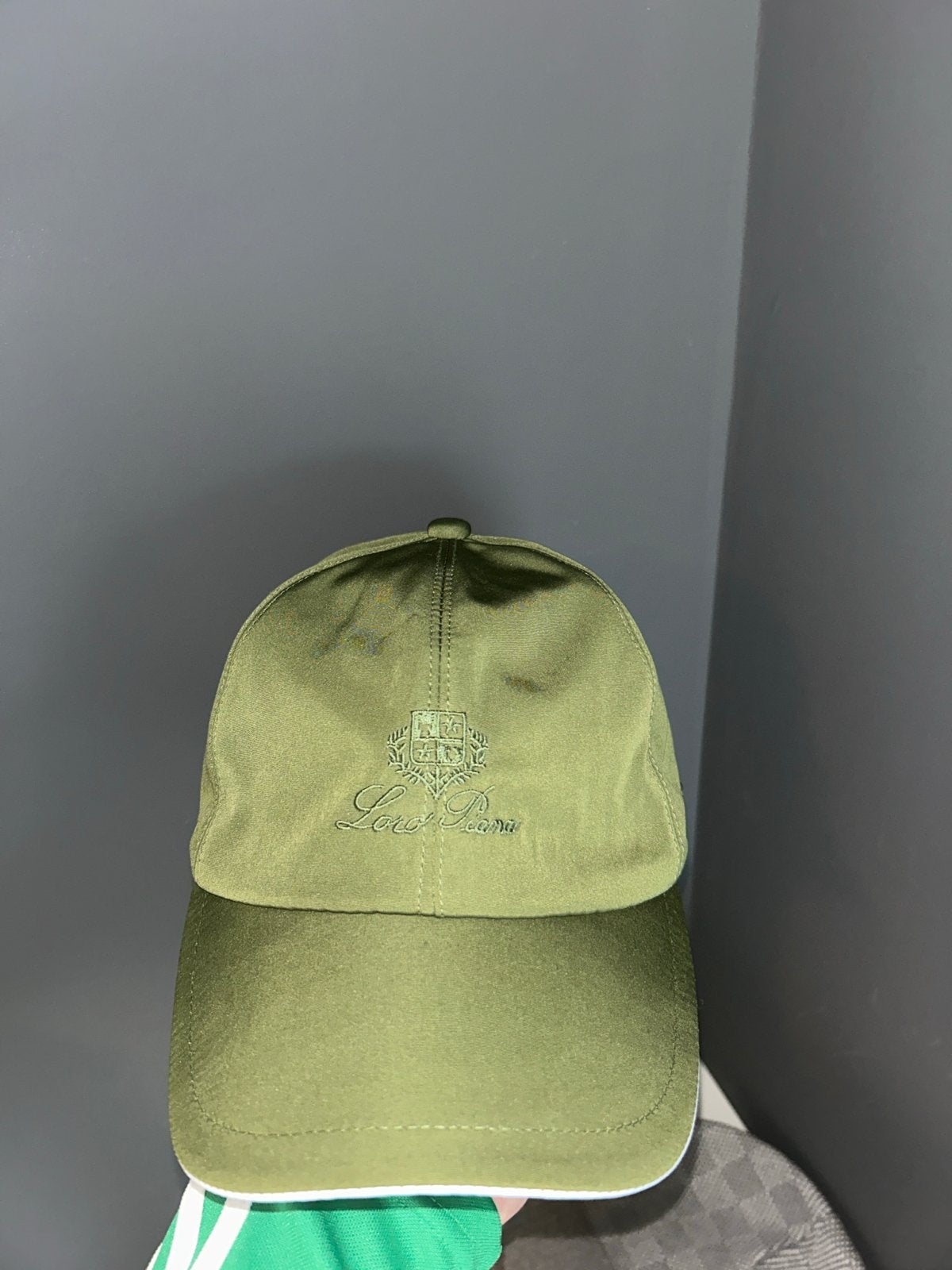 Loro Piana Pet Olijfgroen, Ophalen of Verzenden, Zo goed als nieuw, One size fits all, Pet