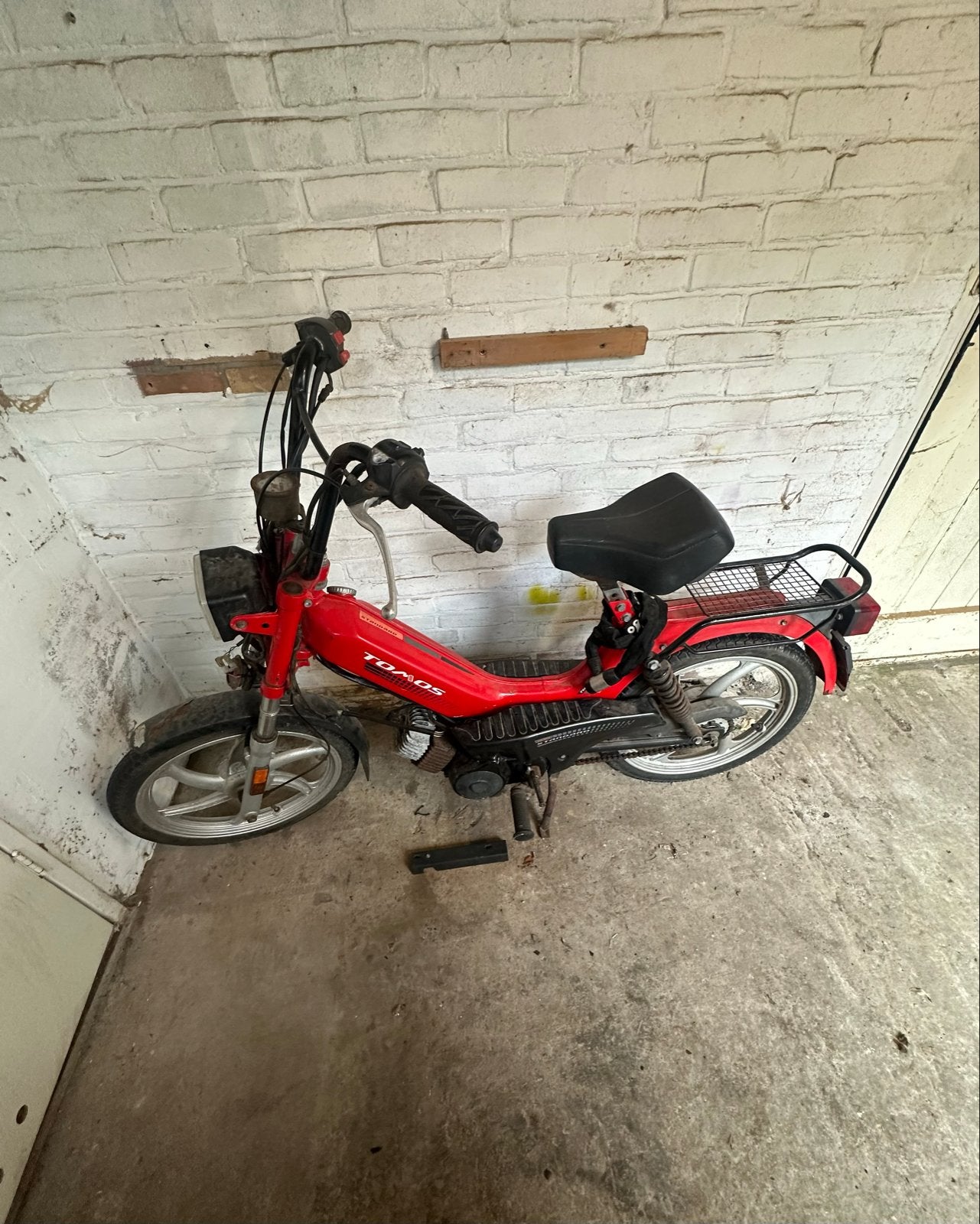 Tomos Standard bromfiets - Opknapper - Blauw Kenteken, Ophalen, Gebruikt, 2 versnellingen, Standard