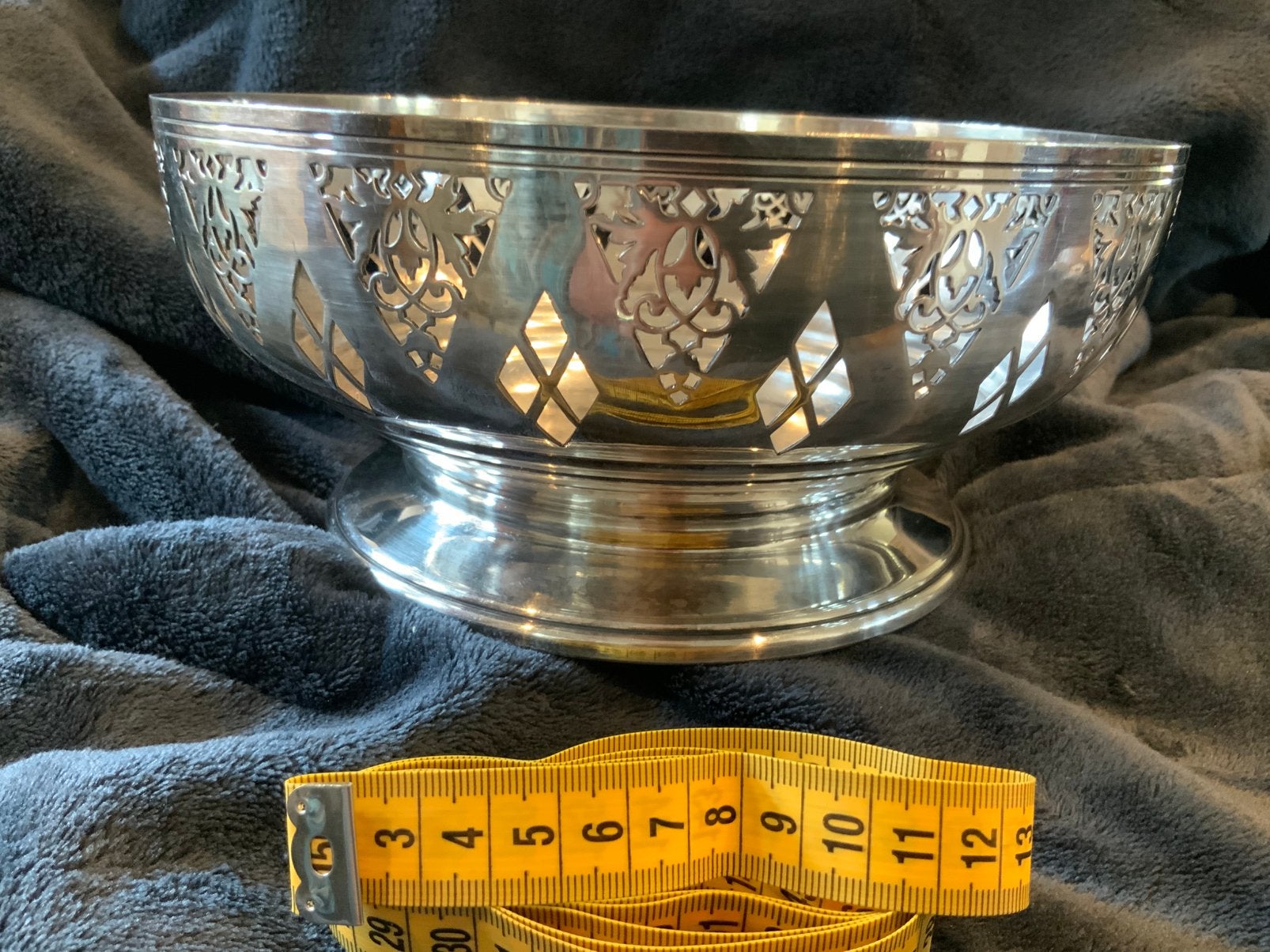 Mappin & Webb London/Sheffield fruitschaal, Ophalen of Verzenden, Zo goed als nieuw