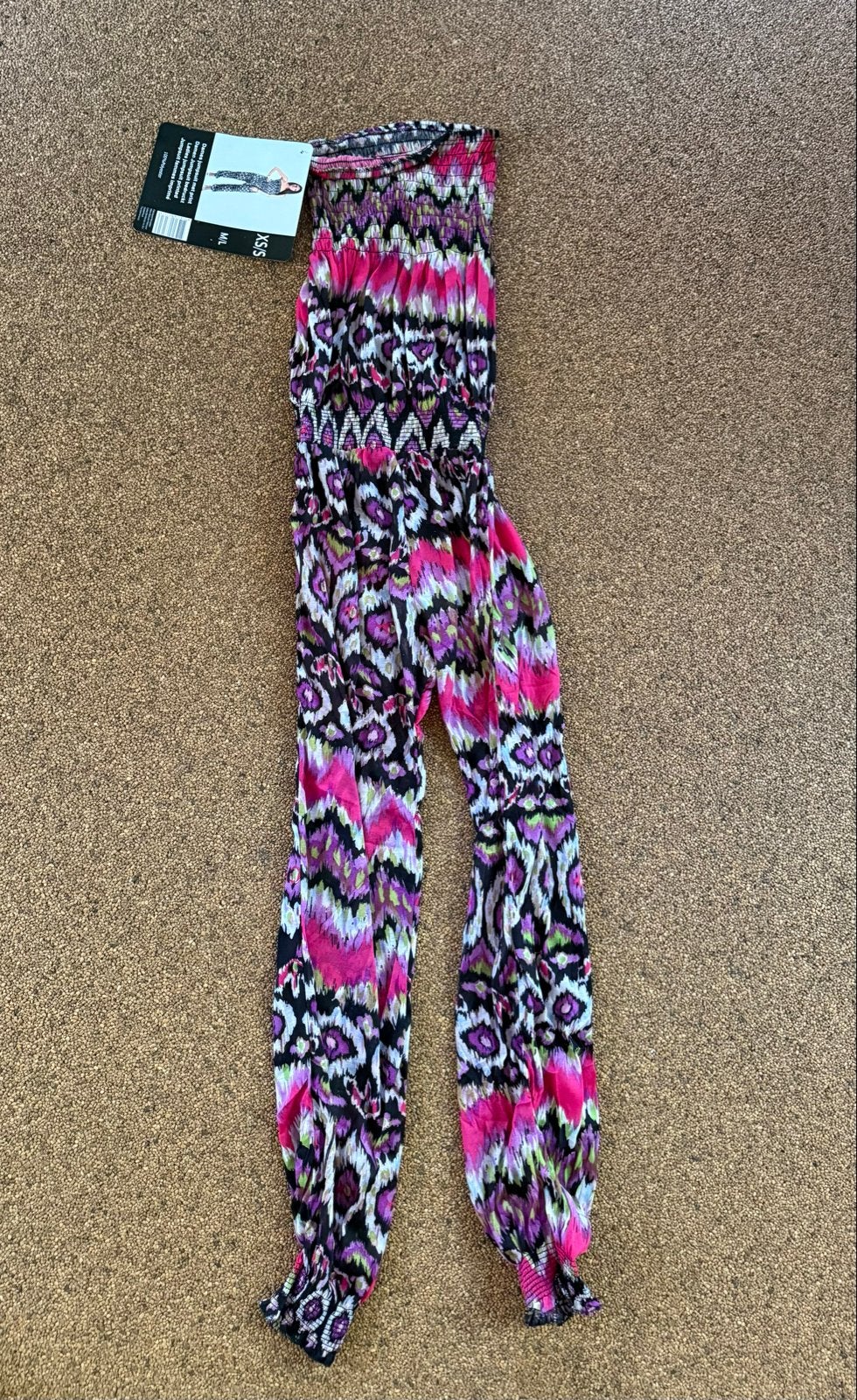 Jumpsuit dames met print, maat XS/S, nooit gedragen, Kleding | Dames, Meerkleurig, Nieuw, Ophalen of Verzenden, X