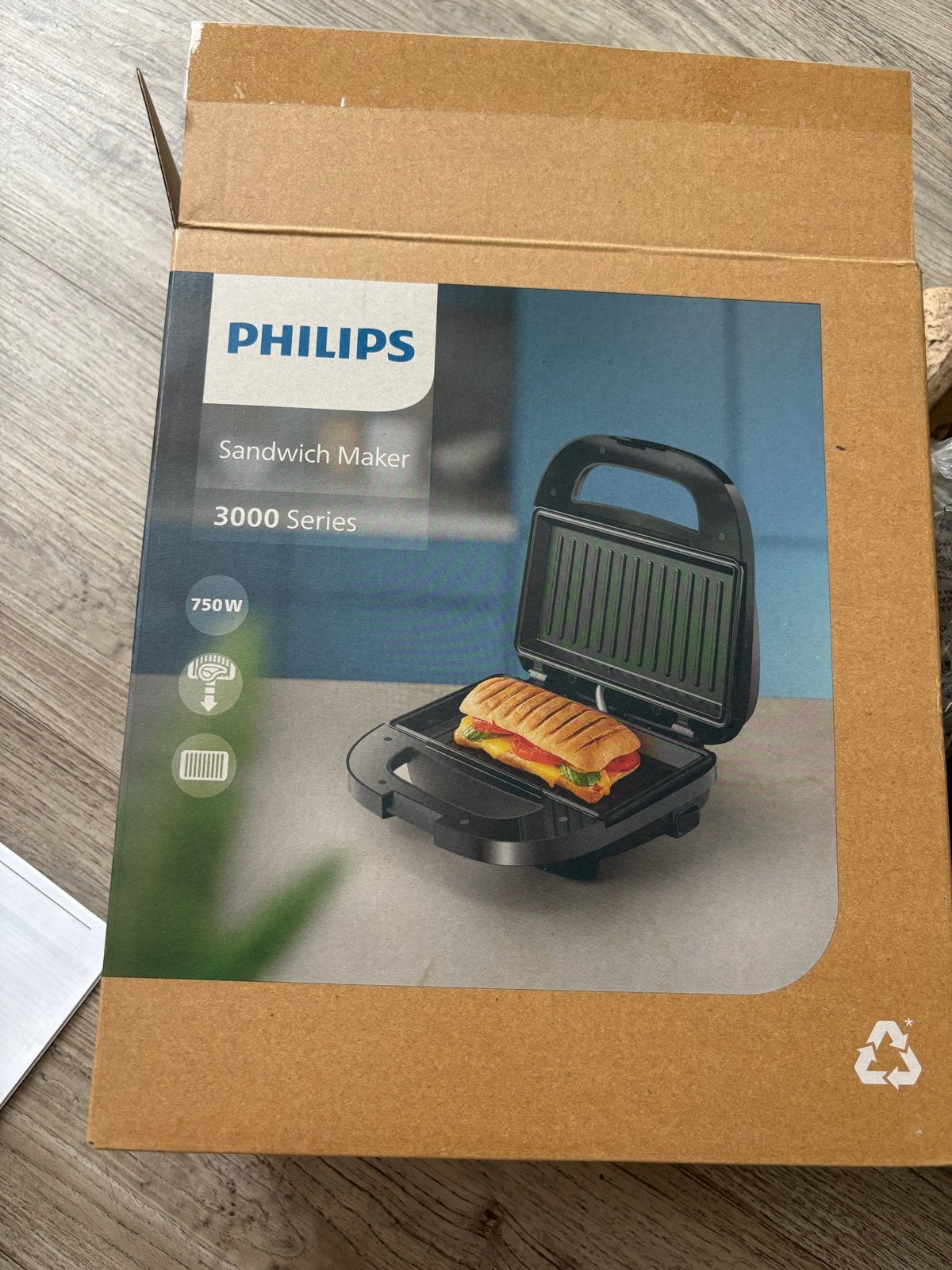 Philips Sandwich Maker 3000 Series - Nieuw in doos, Ophalen of Verzenden, Nieuw