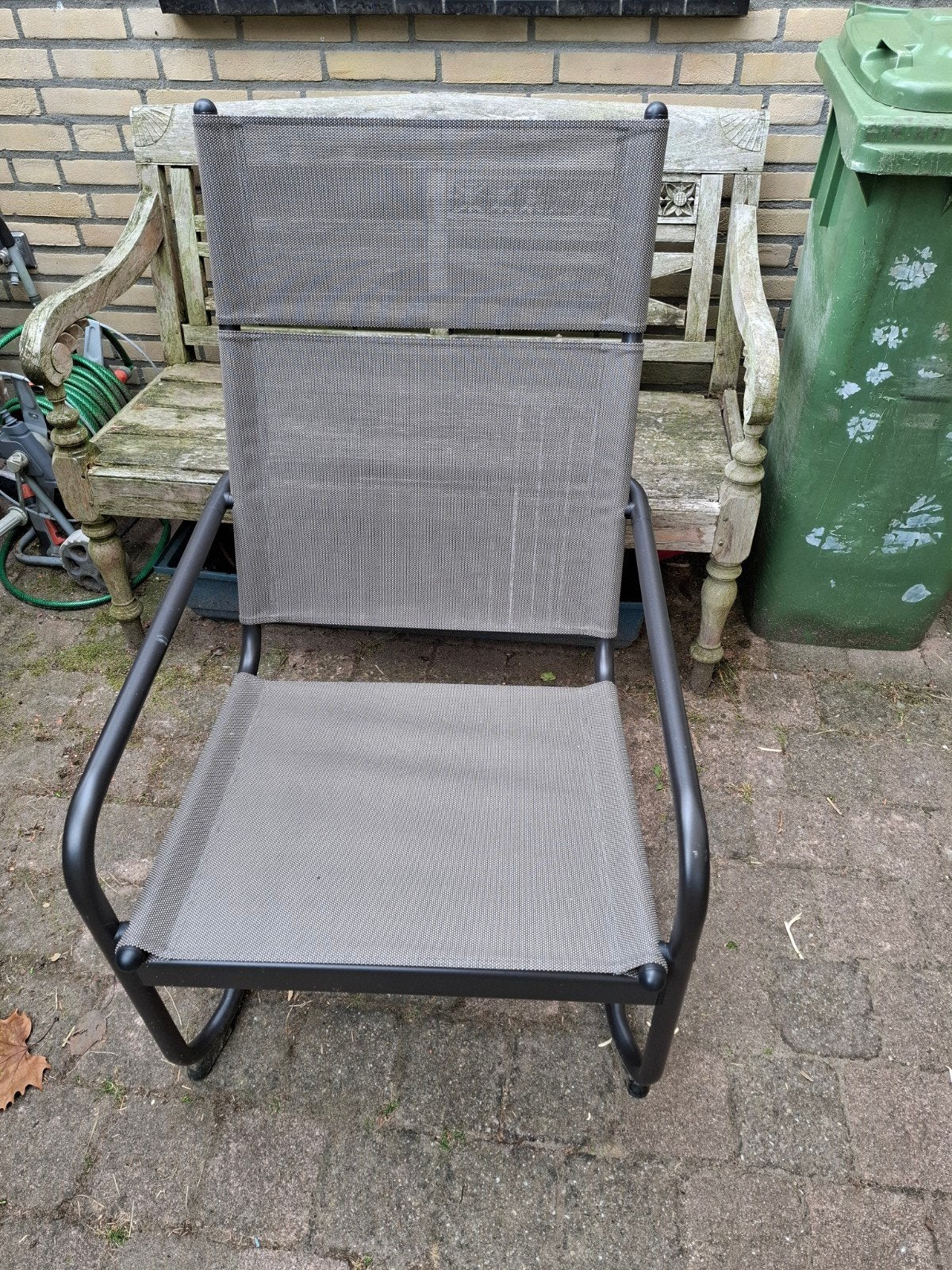 IKEA zitstoel, goede staat., Tuin en Terras, Ophalen, Metaal