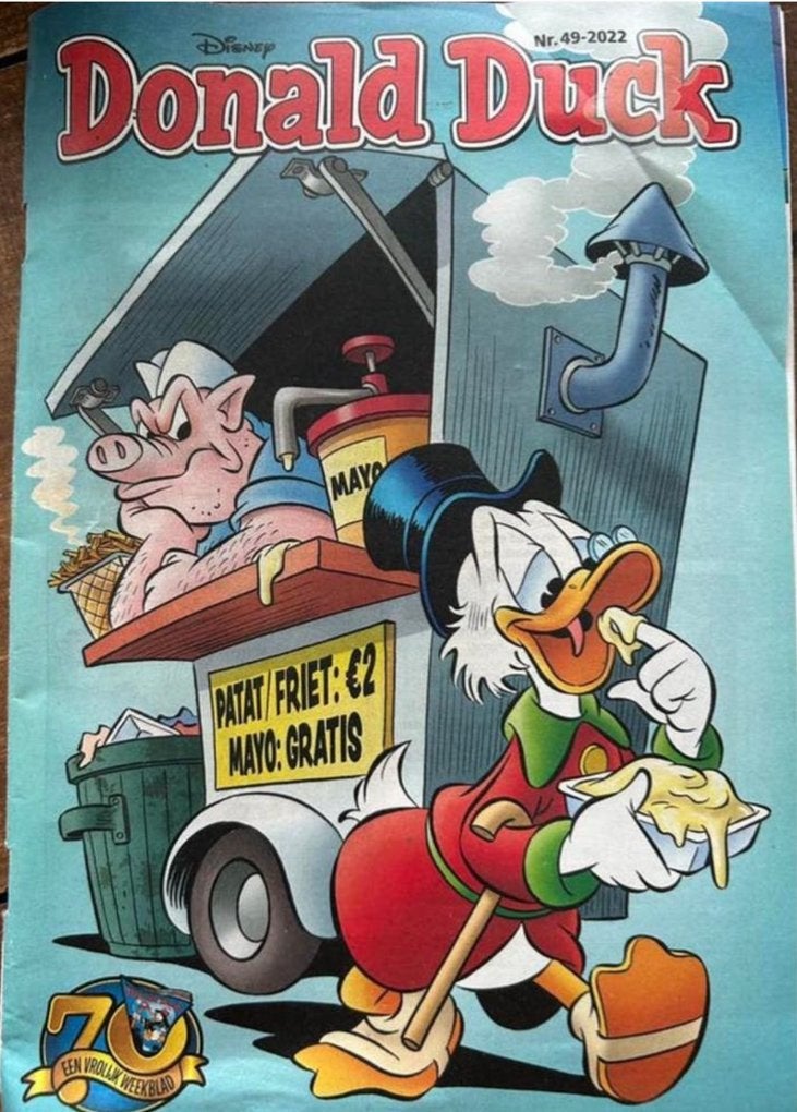 Donald Duck weekblad nr. 49 - 2022, Eén stripboek, Ophalen of Verzenden, Gelezen