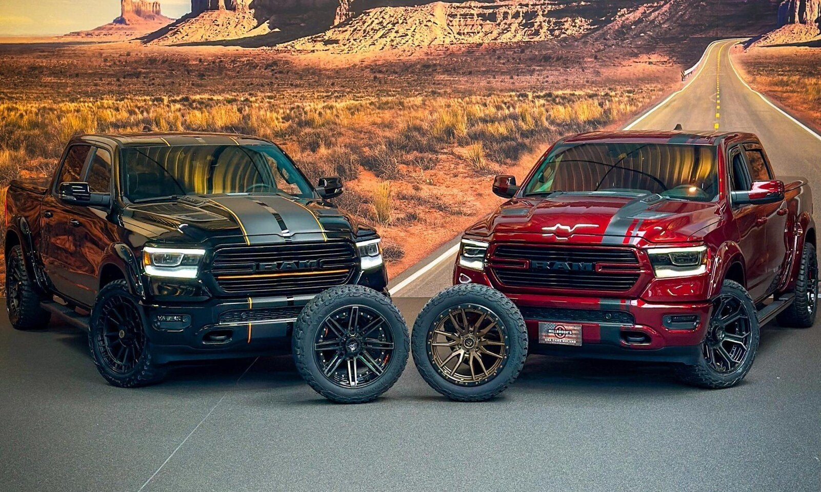 Dodge Ram Pick Up Bij Millbrooks: Veel voorraad gebruikt, RA, Auto's, 5654 cc, 402 pk, Leder, Bedrijf