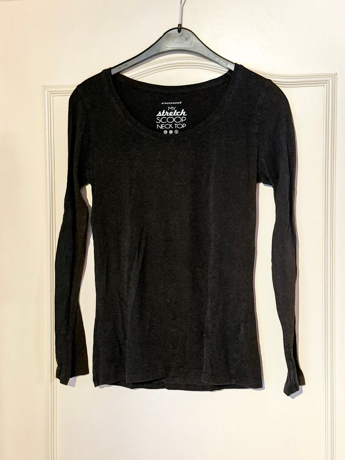 Zwarte Atmosphere My Stretch Scoop Neck Top Maat 38, Kleding | Dames, Maat 38/40 (M), Atmosphere, Zwart, Ophalen of Verzenden