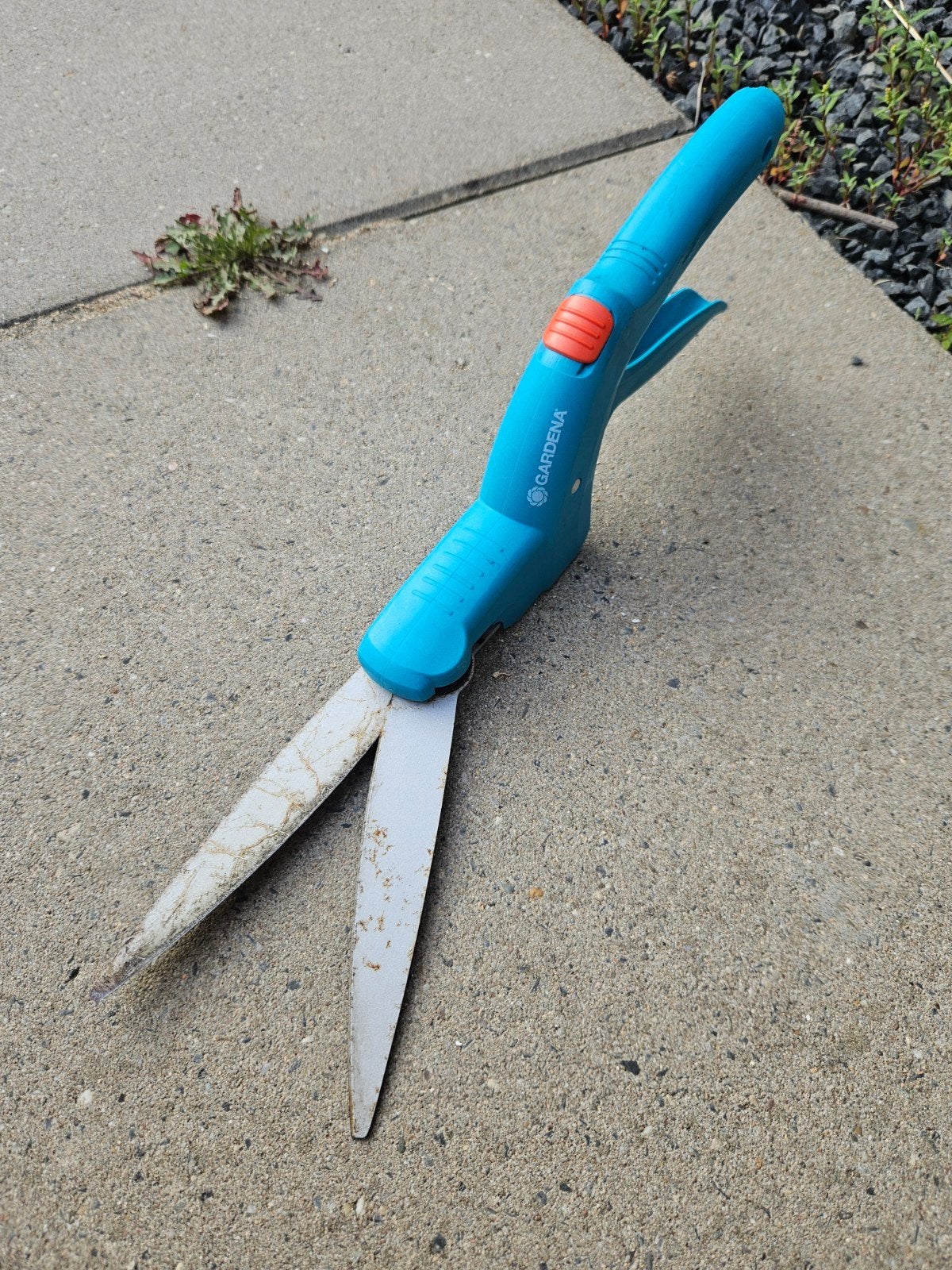 Gardena grasschaar - Gebruikt, Tuin en Terras, Hand-tuingereedschap, Ophalen, Gebruikt, Gardena