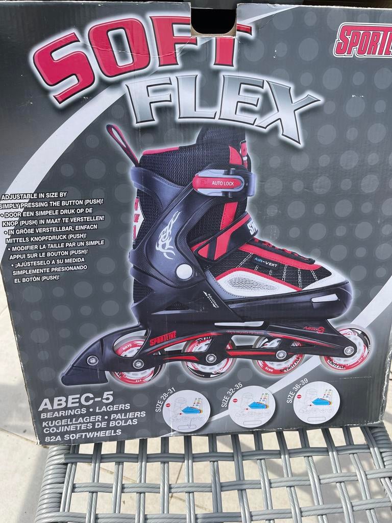 Sportline Soft Flex verstelbare inline skates (maat 28-31), Ophalen of Verzenden, Nieuw, Overige typen, Overige merken