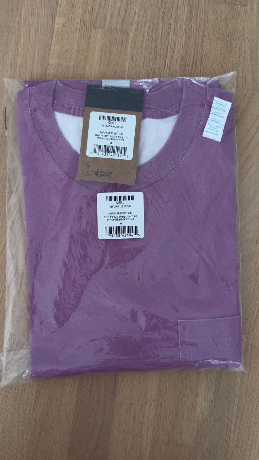Supreme/The North Face Pigment Printed Pocket Tee purple, Ophalen of Verzenden, Nieuw, Maat 48/50 (M), Paars
