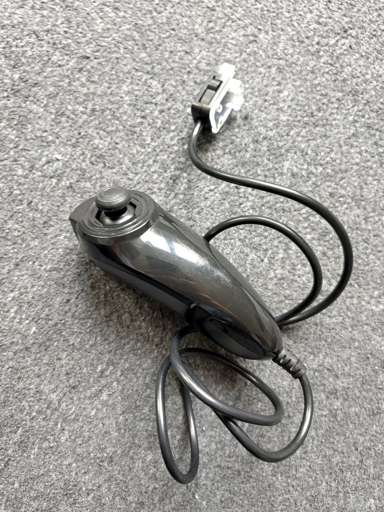 zwarte Wii nunchuk 3rd party (defect), Verzenden, Niet werkend, Wii, Wii-mote of Nunchuck