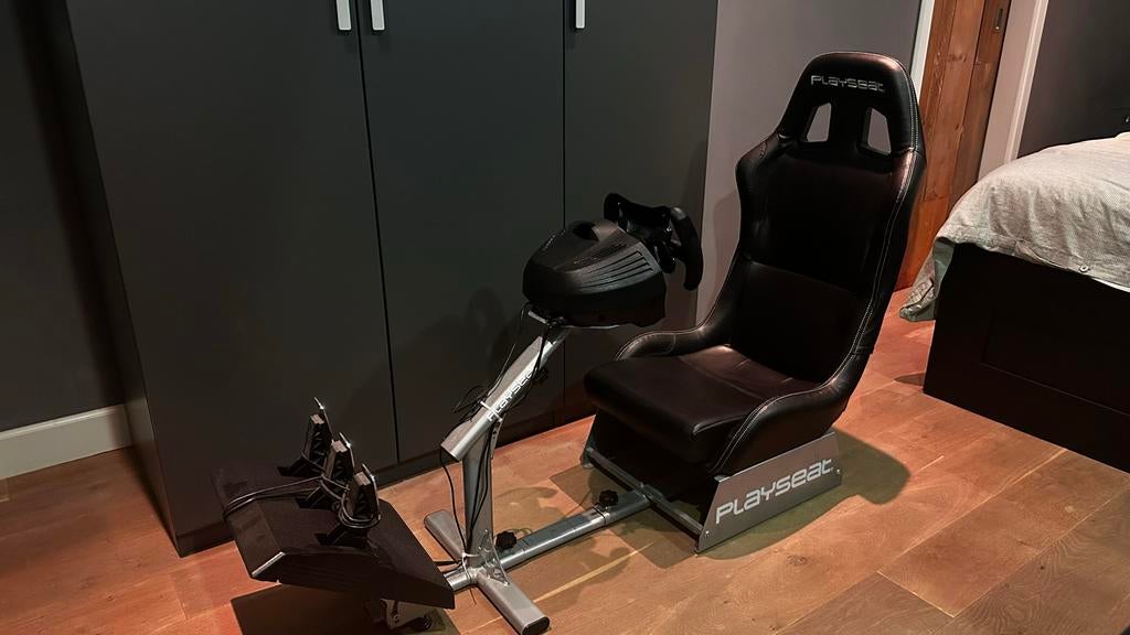 Playseat Evolution met Thrustmaster Stuur en Pedalen, Ophalen, Overige merken, Gebruikt