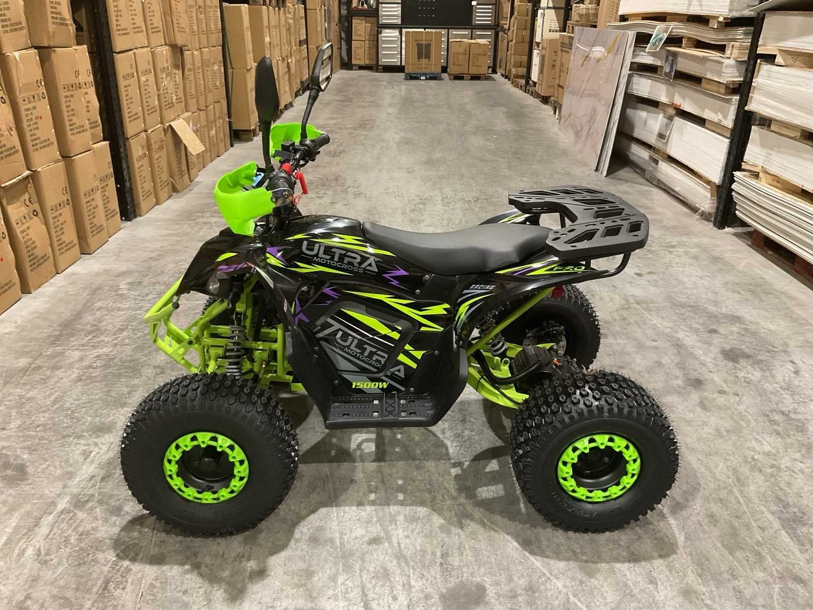Ultra Motocross ATV005E 1500Watt 27JA Groen Quad