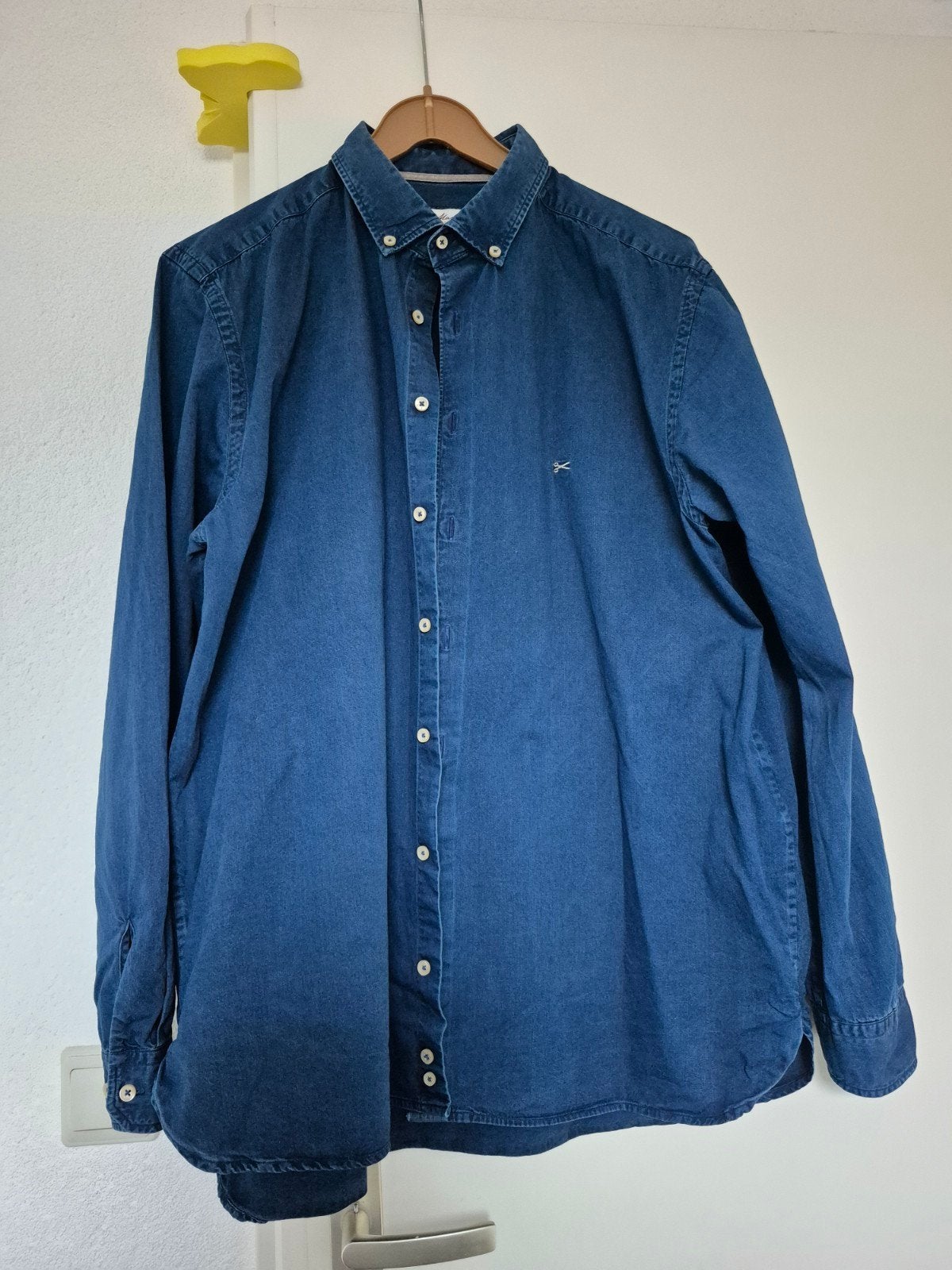 HEREN OVERHEMD MAAT 45 MARNELLI SARTORIA, Kleding | Heren, Overhemden, Ophalen, Blauw, Zo goed als nieuw, Overige halswijdtes
