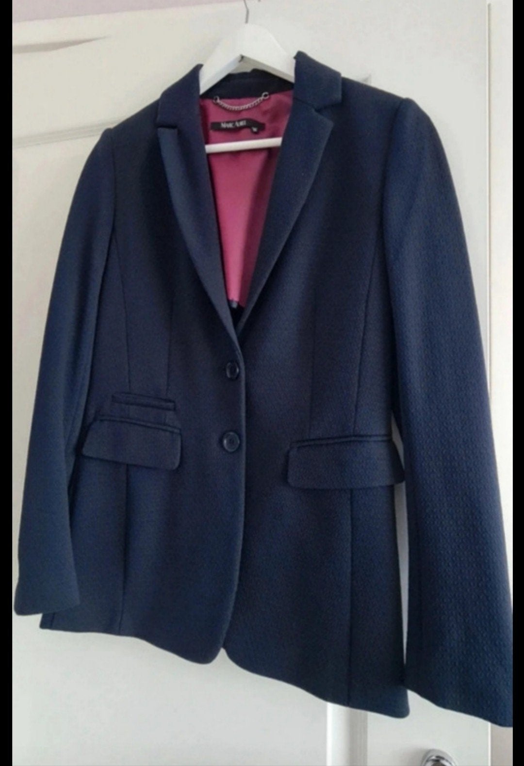 blazer Marc Aurel 36 S donkerblauw blauw colbertje colbert, Marc Aurel, Blauw, Ophalen of Verzenden, Zo goed als nieuw