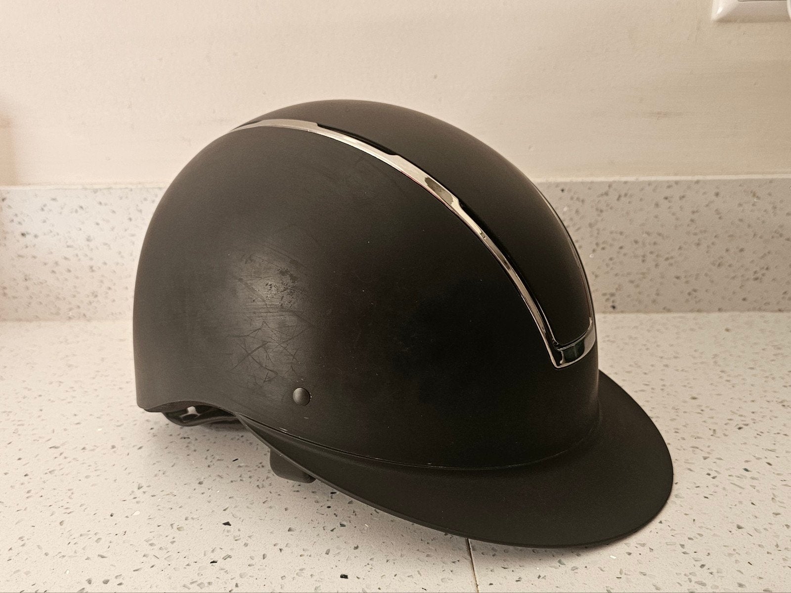 Harry's Horse paardrij cap mat zwart maat 52-54, Dieren en Toebehoren, Paardrijkleding, Ophalen of Verzenden, Zo goed als nieuw