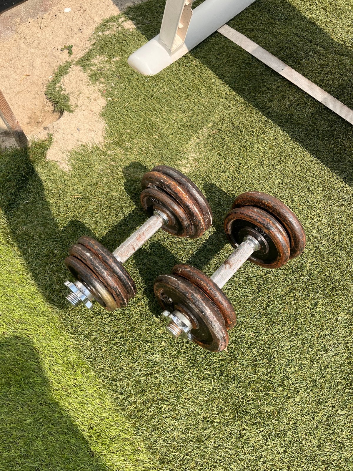 Dumbbell set 24kg - 4x3kg, 4x2kg, 4x1kg, Ophalen, Gebruikt, Armen, Dumbbell